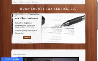 Dunn County Tax Service, LLC website