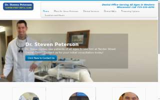 Tainter Street Dental website
