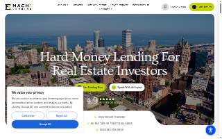 Mach1 Lending website