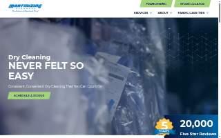 Martinizing Cleaners website