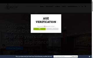 Capital Brewery website