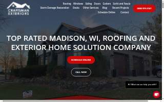 Craftsman Exteriors of Middleton website