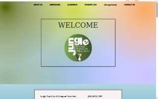 Jungle Daycare & Bilingual Preschool website
