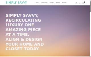 Simply Savvy website