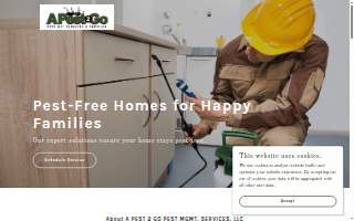 A Pest 2 Go Pest Management Services website