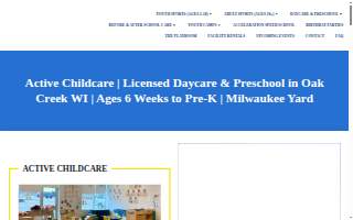Active Childcare website