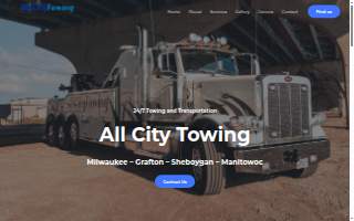 All City Towing website