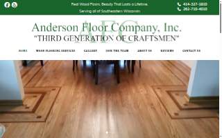 Anderson Floor Co website