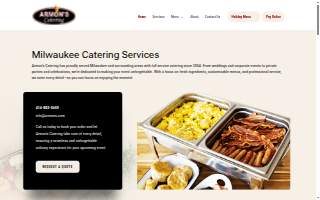 Armon's Catering website