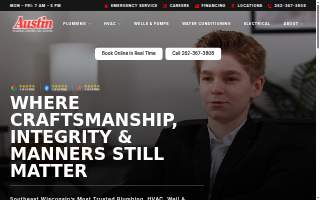 Austin Plumbing, Heating, Air & Electric website