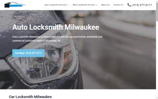 Auto Locksmith Milwaukee website
