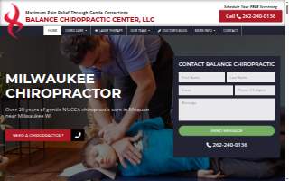 Balance Chiropractic Center website