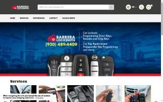 Barrera Locksmith website