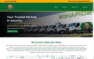 Bonafide Safe & Lock website