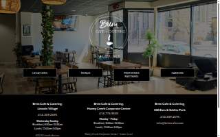 Brim Cafe & Catering (Honey Creek Corporate Center) website