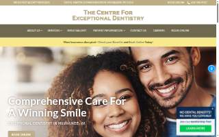 Centre For Exceptional Dentistry website