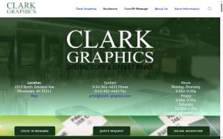 Clark Graphics website