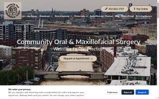 Community Oral & Maxillofacial Surgery website