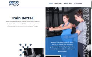 CrossPhysio website