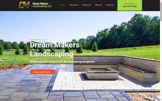 Dream Makers Landscaping LLC website