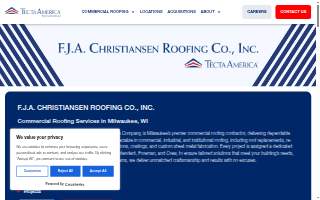 F.J.A. Christiansen, A Tecta America Commercial Roofing Company website