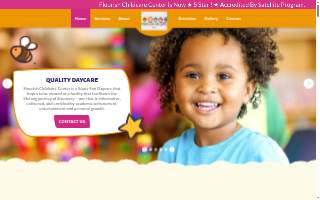 Flourish Childcare Center website