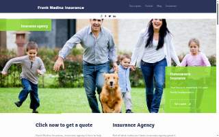 Frank Medina Insurance website
