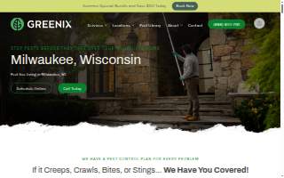Greenix Pest Control of Milwaukee website