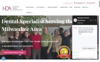 Hampton Dental Associates, SC website