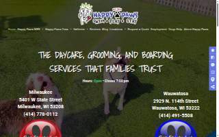 Happy Paws Grooming & Daycare website