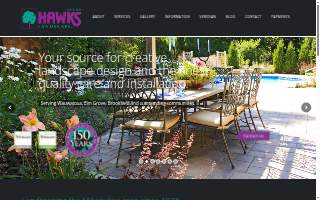 Hawks Landscape Inc. website