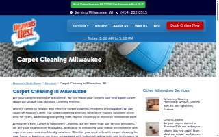 Heaven's Best Carpet Cleaning Milwaukee WI website