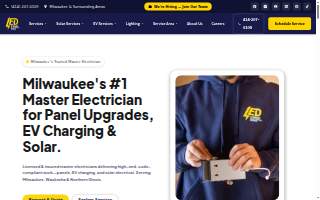 Lehmann Electrical & Design of Milwaukee website