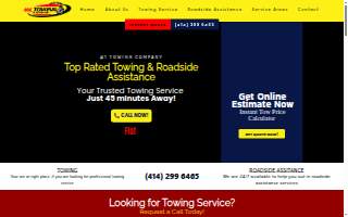 MC TOWING & RECOVERY of Milwaukee website