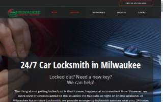Milwaukee Automotive Locksmith website