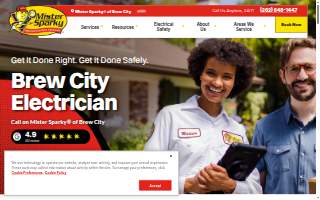 Mister Sparky of Brew City website