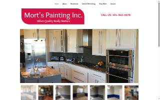 Mort's Painting Inc website