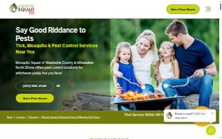 Mosquito Squad of Waukesha County & Milwaukee North Shore website