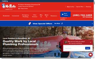 Mr. Rooter Plumbing of Southeast WI website
