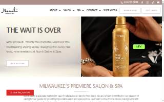 Neroli Massage Spa website