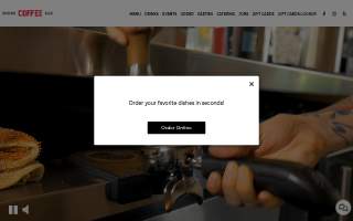 Nomad Coffee Bar website