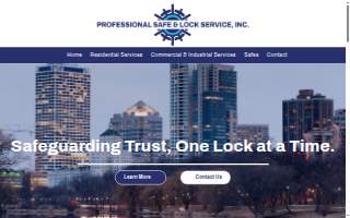 Professional Safe & Lock Service, Inc. website
