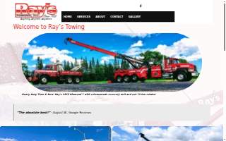 Ray’s Towing, Inc. website
