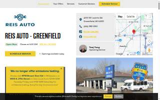 REIS Auto - Greenfield website
