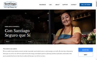 Santiago Insurance Agency LLC website