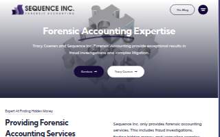 Sequence Inc. Forensic Accounting website