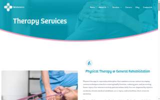 Tenderness Therapy Center website