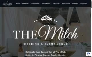 The Mitch Wedding & Event Venue website