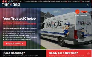 Third Coast HVAC, AC & Furnace Repair website