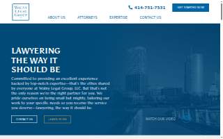 Walny Legal Group LLC website